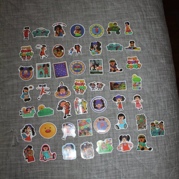 Lot of 50 Glossy The Big Comfy Couch Stickers - Picture 2 of 5